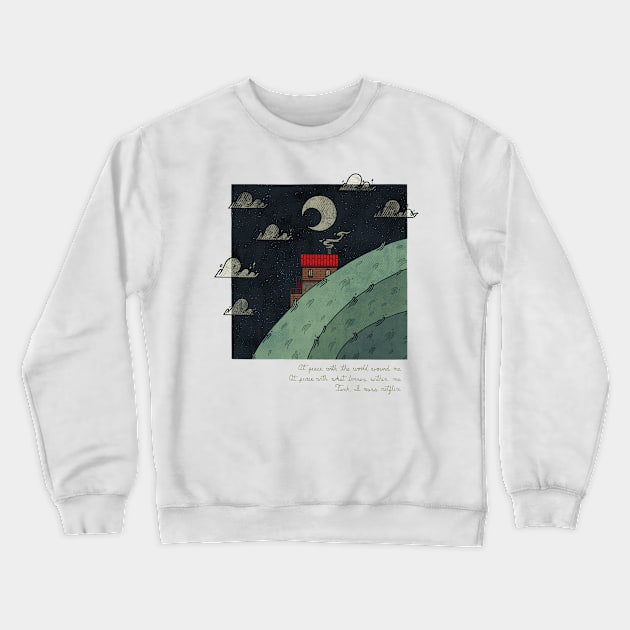 At Peace Crewneck Sweatshirt by againstbound